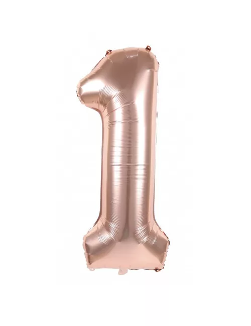 Photo du produit Ballon aluminium chiffre rose gold 36 cm