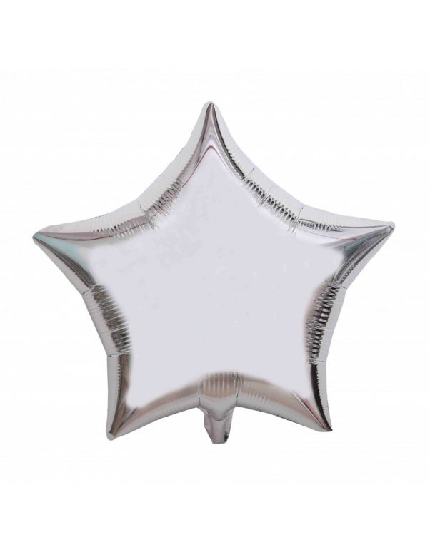 Photo du produit Ballon aluminium étoile argent 40 cm