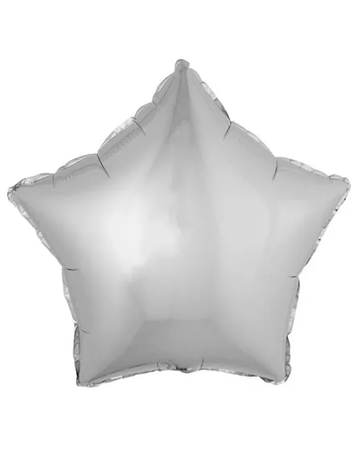 Photo du produit Ballon aluminium étoile argentée 45 cm