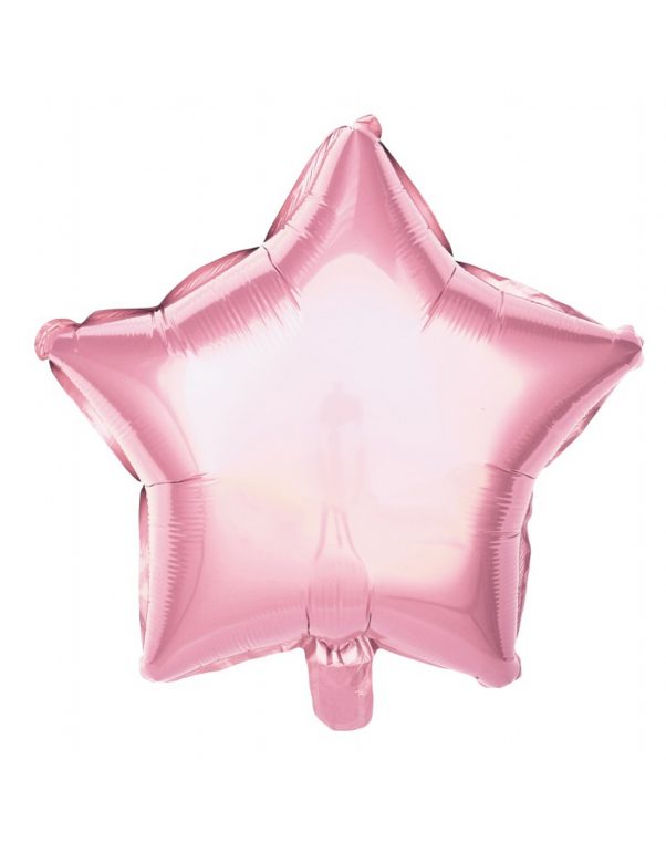 Photo du produit Ballon aluminium étoile rose pastel 40 cm
