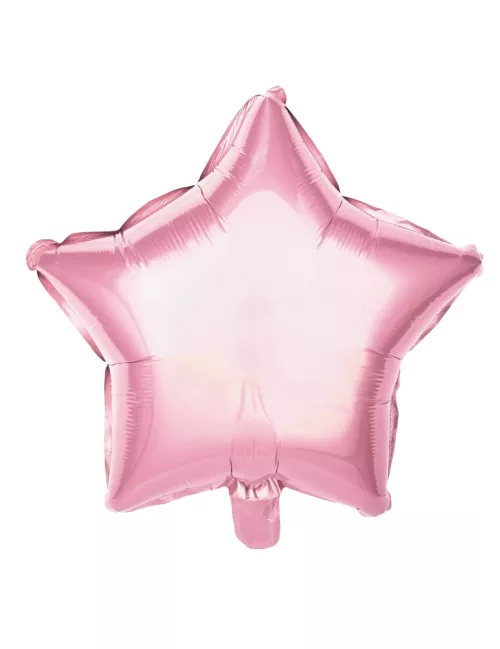 Photo du produit Ballon aluminium étoile rose pastel 40 cm