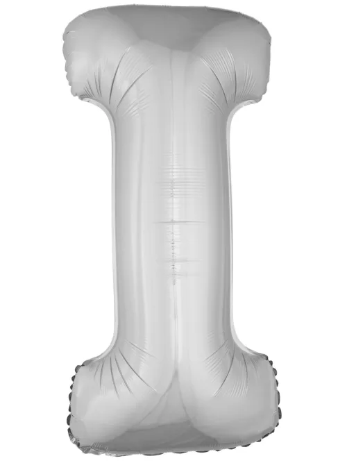 Photo du produit Ballon aluminium géant lettre i argenté 1m
