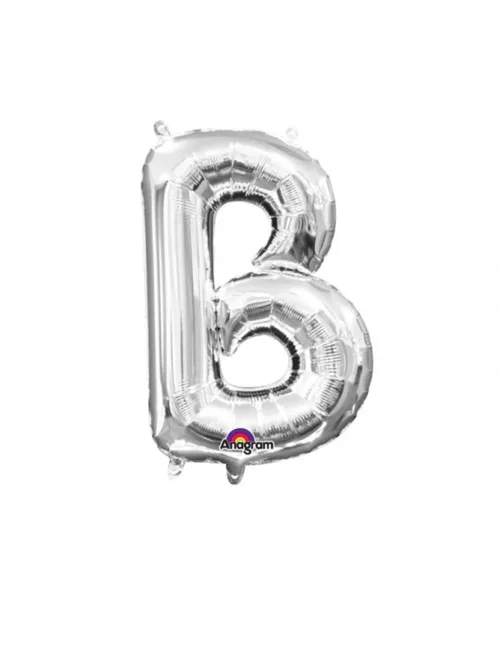 Photo du produit Ballon aluminium Lettre B argent 33 cm