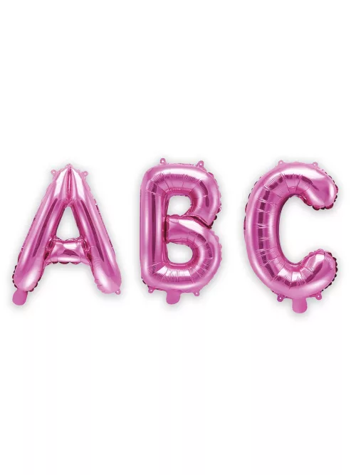 Photo du produit Ballon aluminium lettre fuchsia 35 cm