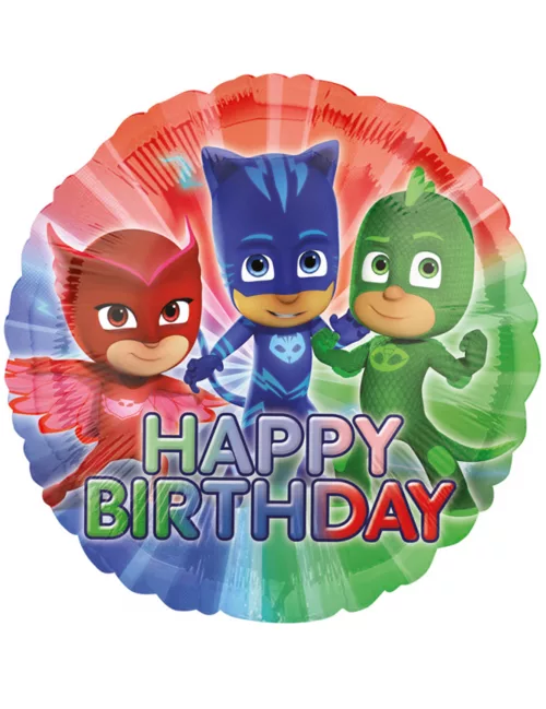 Photo du produit Ballon aluminium Pyjamasques Hapy Birthday 43 cm