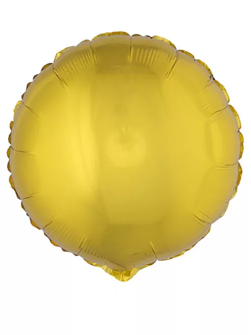 Photo du produit Ballon aluminium rond doré 45 cm