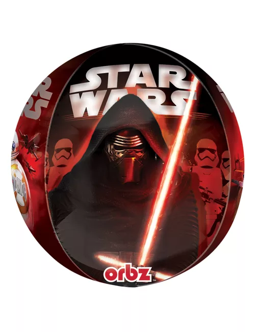 Photo du produit Ballon en aluminium Personnages Star Wars VII 38 x 40 cm