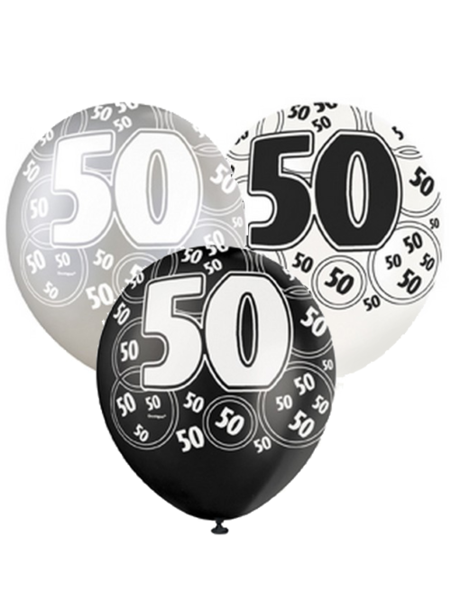 Photo du produit Ballons gris 50 ans