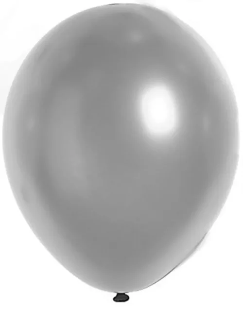 Photo du produit 100 Ballons argenté métallisé 29 cm