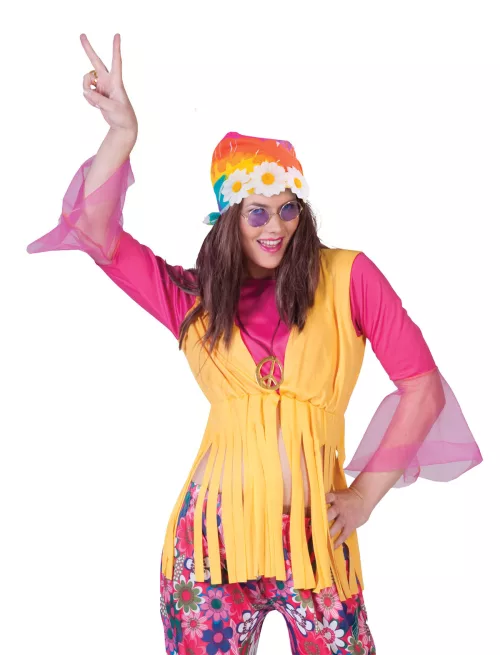 Photo du produit Bandana hippie à fleurs adulte