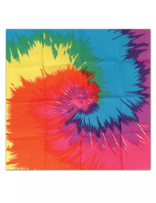 Photo du produit Bandana Hippie multicolore 55 x 55 cm