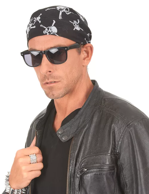 Photo du produit Bandana têtes de mort adulte