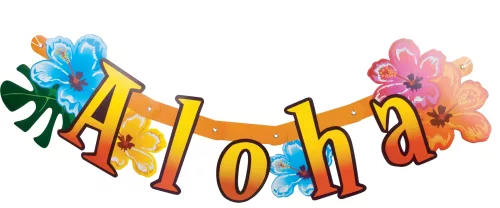 Photo du produit Bannière articulée Aloha Hawaï