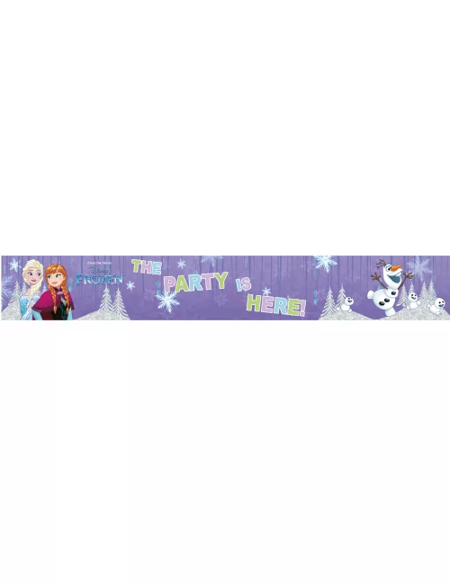 Photo du produit 3 Bannières aluminium The Party is Here La Reine des Neiges Frozen