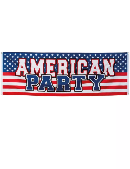 Photo du produit Bannière American Party 220 X 74 cm
