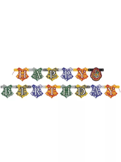 Photo du produit Bannière happy birthday Harry Potter 182 cm