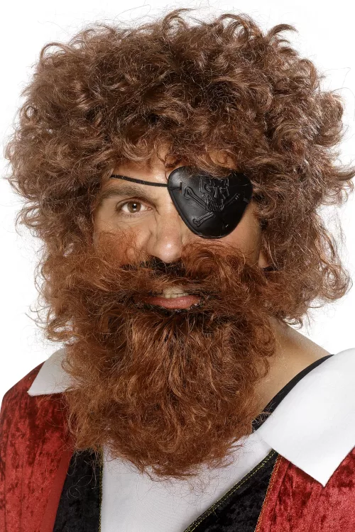 Photo du produit Barbe pirate marron homme