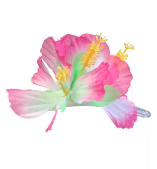 Photo du produit Barrette fleur rose Hawaï