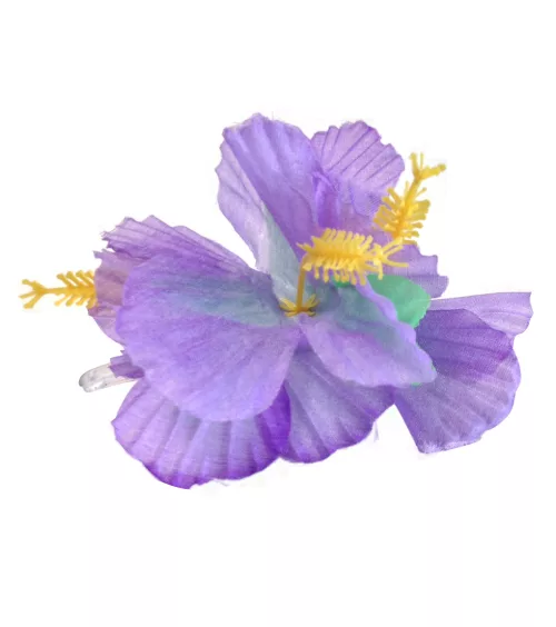 Photo du produit Barrette fleur violette Hawaï