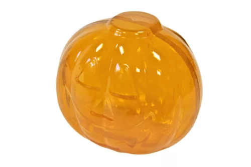Photo du produit Boite en plastique citrouille orange 5 x 5 cm