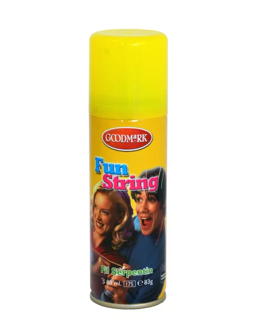 Photo du produit Bombe fils serpentins jaunes 83 ml