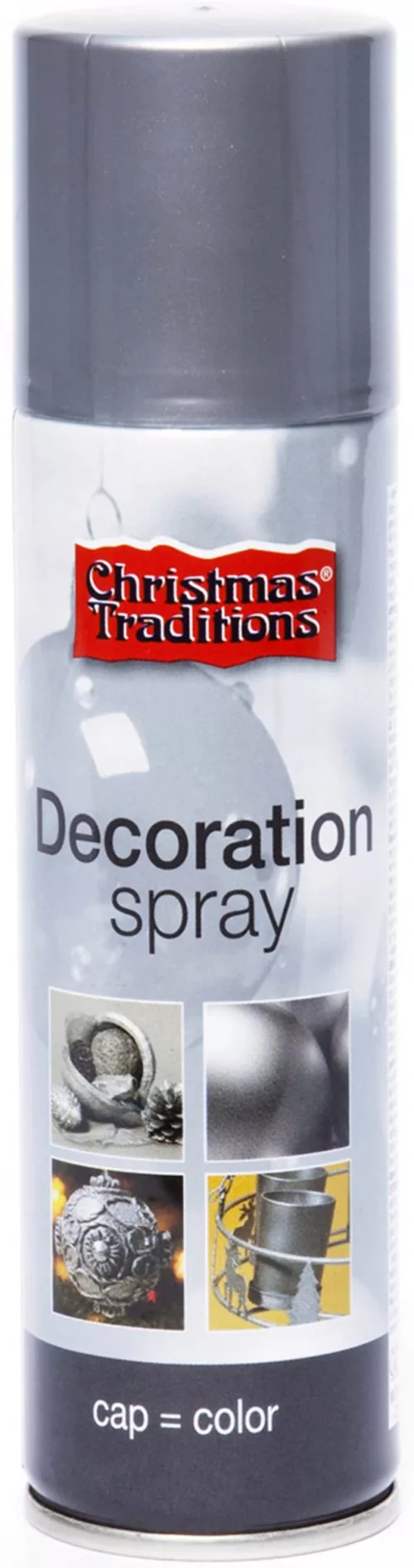 Photo du produit Bombe spray argenté 150 ml Noël