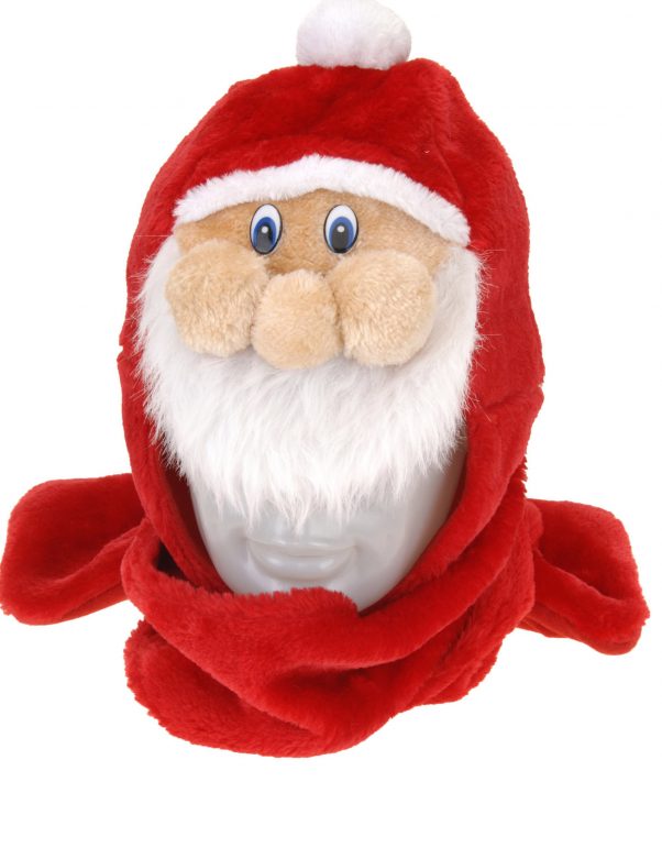 Photo du produit Bonnet avec écharpe Père Noël adulte