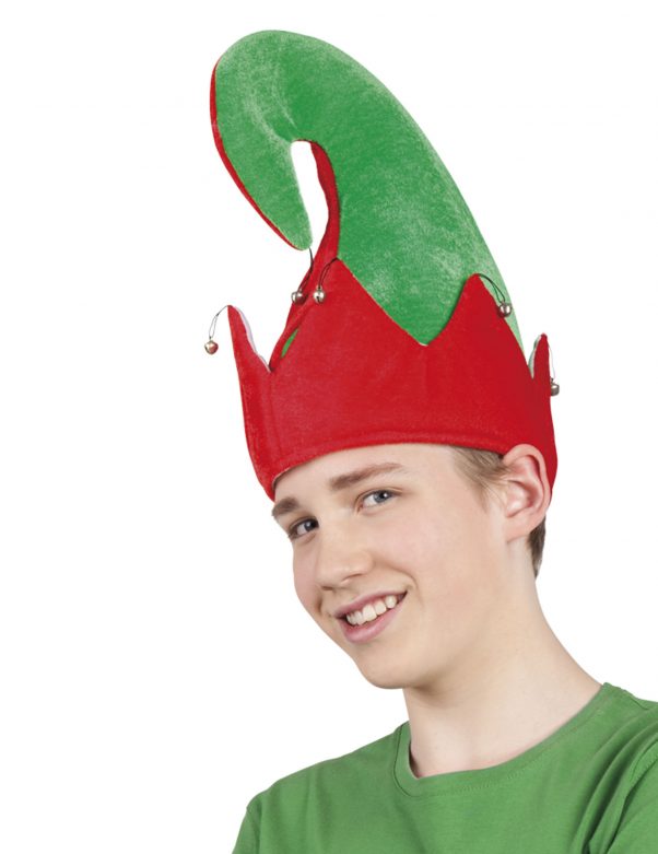 Photo du produit Bonnet elfe Noël avec grelots adulte