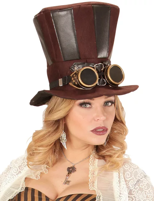 Photo du produit Boucles d'oreilles rouages et plumes adulte Steampunk