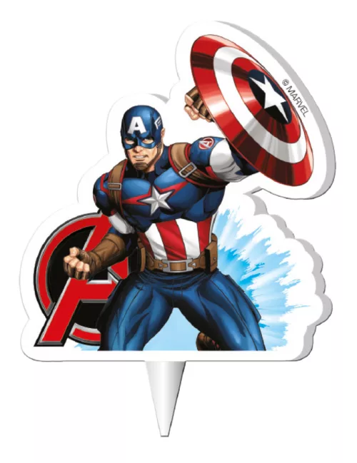 Photo du produit Bougie anniversaire Captain America