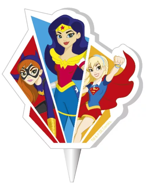 Photo du produit Bougie anniversaire Hero Girls 7.5 cm