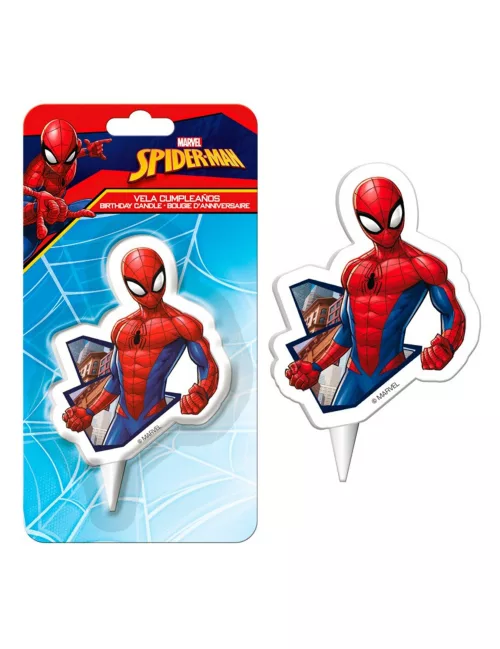 Photo du produit Bougie anniversaire Spiderman 7,5 cm