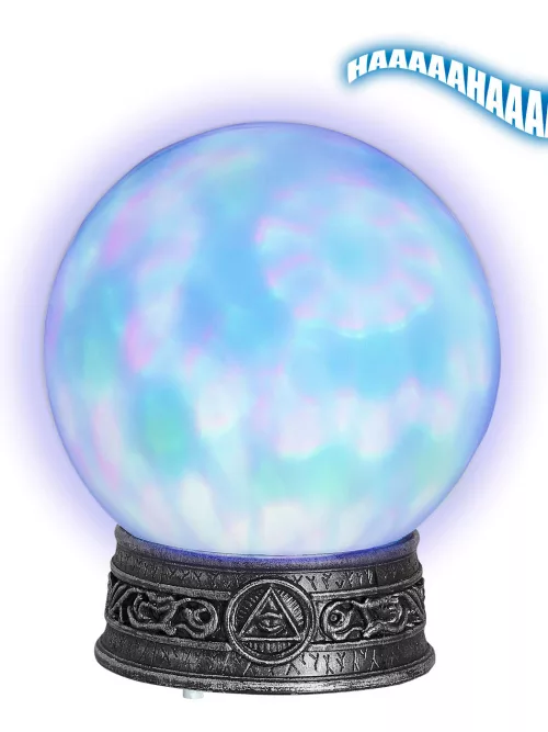Photo du produit Boule de cristal lumineuse