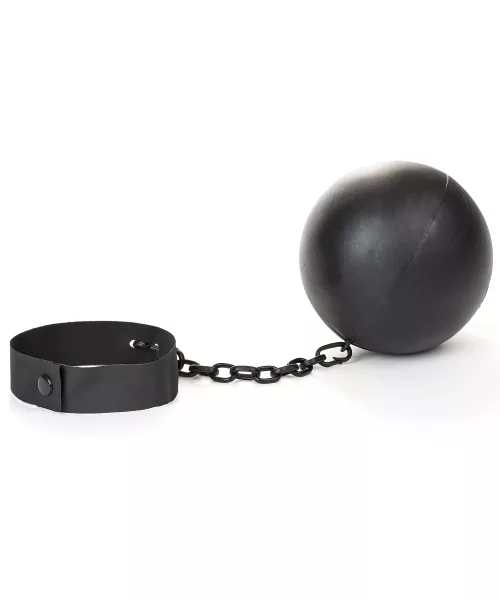 Photo du produit Boulet et chaînes de prisonnier adulte