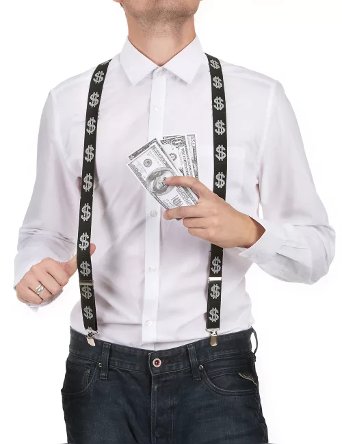 Photo du produit Bretelles dollar adulte