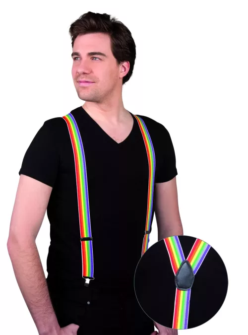 Photo du produit Bretelles multicolores adulte