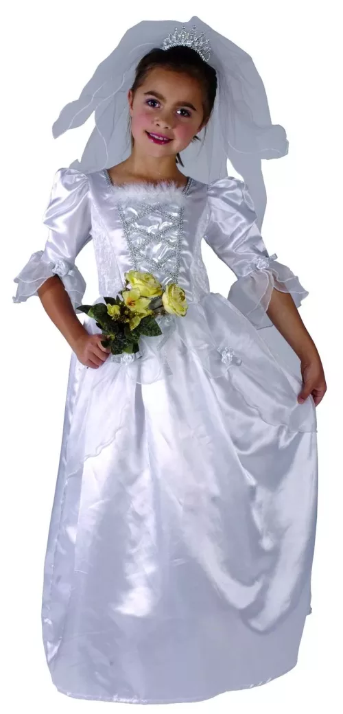 Photo du produit Déguisement mariée fille avec voile