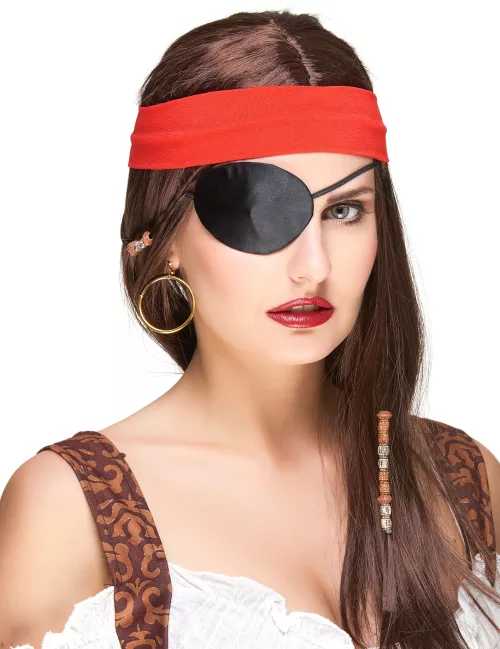 Photo du produit Cache-?il noir pirate adulte