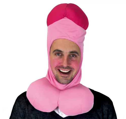 Photo du produit Cagoule humoristique tête de gland adulte