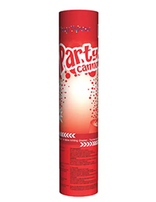 Photo du produit Canon à confettis rouges 20 cm