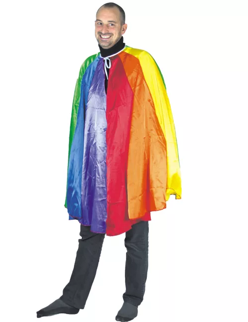 Photo du produit Cape arc-en-ciel adulte