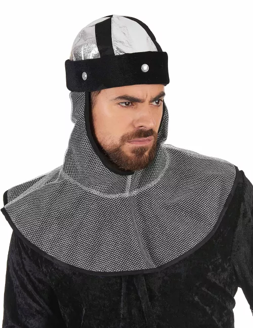 Photo du produit Casque chevalier cotte de mailles adulte