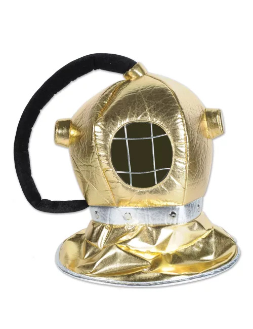 Photo du produit Casque de plongeur en tissu doré