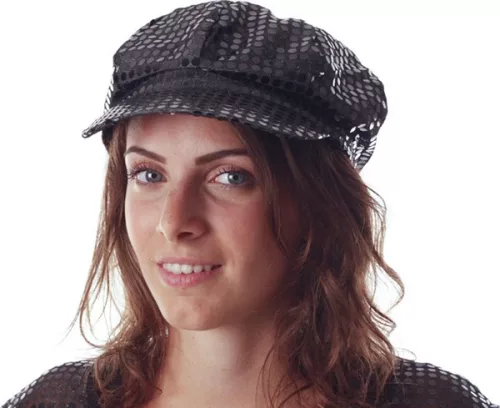 Photo du produit Casquette disco à sequins noire adulte