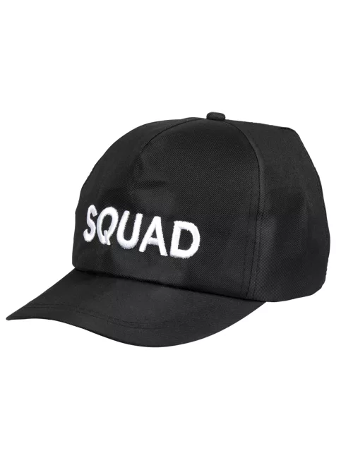 Photo du produit Casquette noire SQUAD adulte