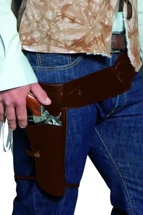 Photo du produit Ceinture bandit du western avec étui adulte