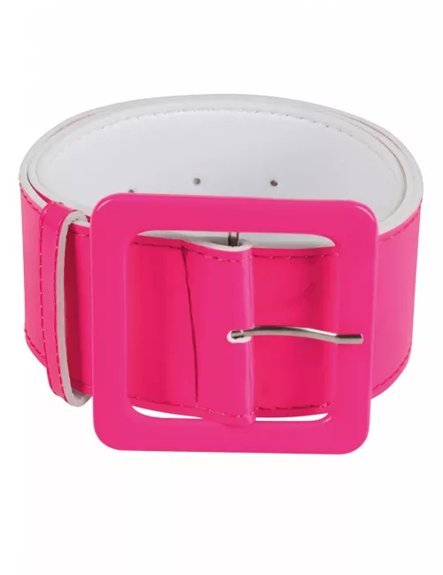 Photo du produit Ceinture large rose fluo adulte