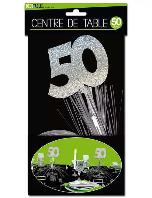 Photo du produit Centre de table 50 ans