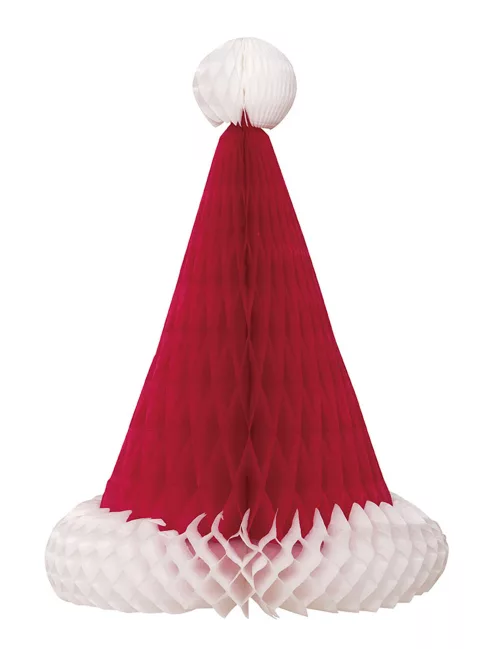 Photo du produit Centre de table Bonnet de Noël 30 cm