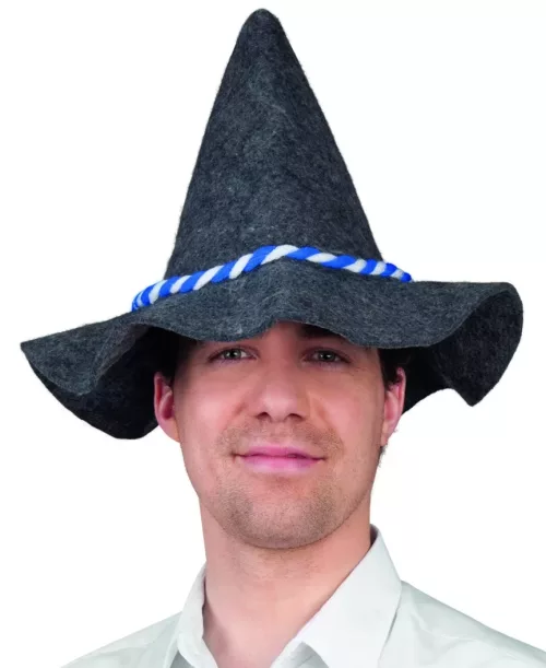 Photo du produit Chapeau bavarois adulte avec cordelette bleue et blanche